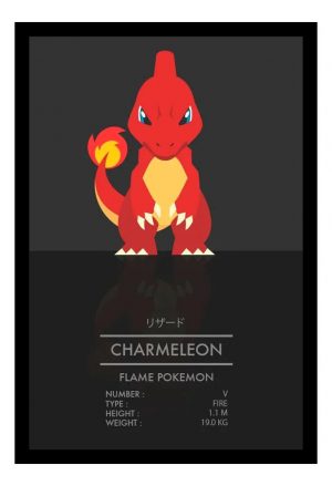 Cuadro Decorativo Anime - Pokemon 55 - A3 30x40 Cm