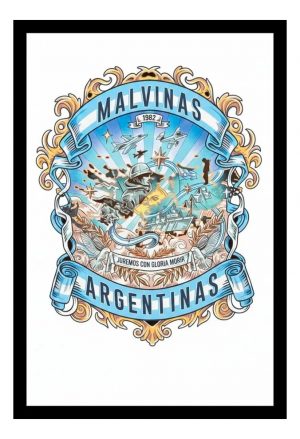 Cuadro Decorativo - Malvinas Argentinas 14 - A3 30x40 Cm