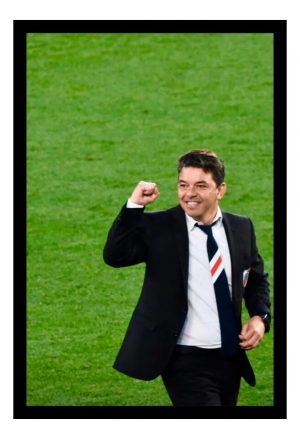 Cuadro Decorativo River Plate - Gallardo 09 - A3 30x40 Cm