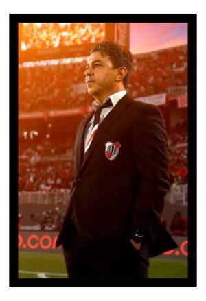 Cuadro Decorativo River Plate - Gallardo 13 - A3 30x40 Cm