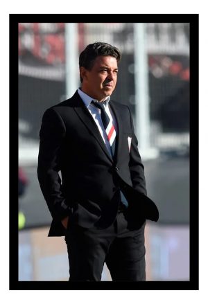 Cuadro Decorativo River Plate - Gallardo 10 - A3 30x40 Cm