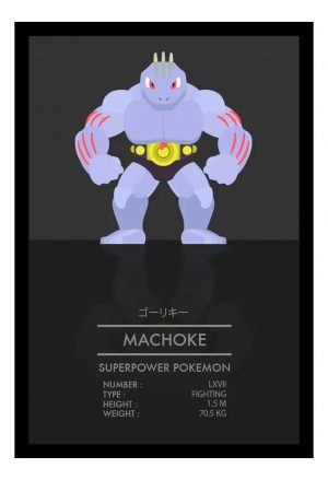 Cuadro Decorativo Anime - Pokemon 72 - A3 30x40 Cm