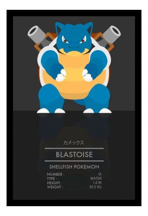 Cuadro Decorativo Anime - Pokemon 66 - A3 30x40 Cm