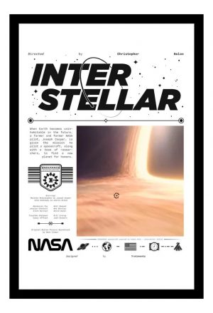 Cuadro Decorativo Cine - Interstellar 13 - A3 30x40 Cm