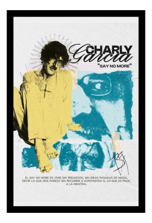 Cuadro Decorativo Musica - Charly Garcia 05 - A3 30x40