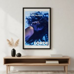 Cuadro Decorativo Musica - Lorde 08 - A3 30x40 Cm
