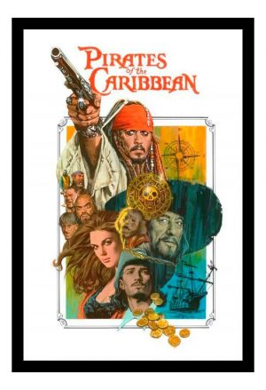 Cuadro Decorativo Cine - Piratas Del Caribe 06 - A3 30x40 Cm