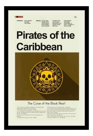 Cuadro Decorativo Cine - Piratas Del Caribe 04 - A3 30x40 Cm