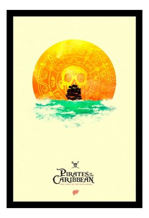 Cuadro Decorativo Cine - Piratas Del Caribe 07 - A3 30x40 Cm