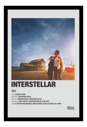 Cuadro Decorativo Cine - Interstellar 12 - A3 30x40 Cm