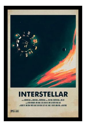Cuadro Decorativo Cine - Interstellar 19 - A3 30x40 Cm