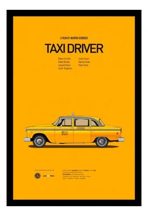 Cuadro Decorativo Cine - Taxi Driver 06 - A3 30x40 Cm