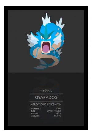 Cuadro Decorativo Anime - Pokemon 81 - A3 30x40 Cm
