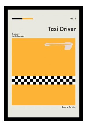Cuadro Decorativo Cine - Taxi Driver 04 - A3 30x40 Cm