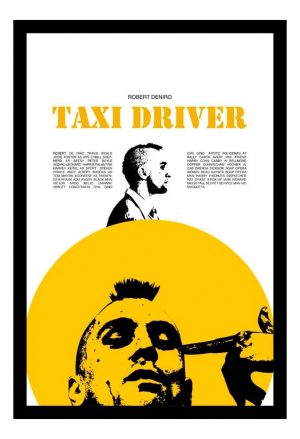 Cuadro Decorativo Cine - Taxi Driver 05 - A3 30x40 Cm