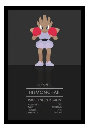 Cuadro Decorativo Anime - Pokemon 70 - A3 30x40 Cm