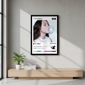 Cuadro Decorativo Olivia Rodrigo - Drop Dead 02 - A3 30x40
