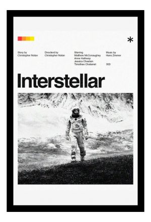 Cuadro Decorativo Cine - Interstellar 03 - A3 30x40 Cm