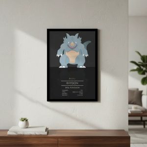 Cuadro Decorativo Anime - Pokemon 60 - A3 30x40 Cm