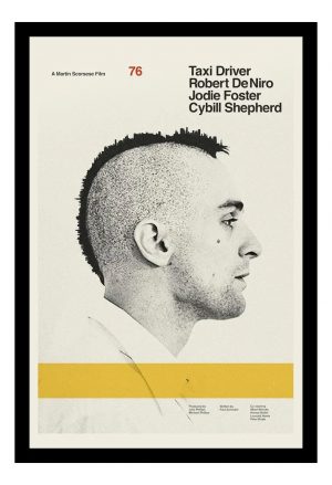 Cuadro Decorativo Cine - Taxi Driver 07 - A3 30x40 Cm