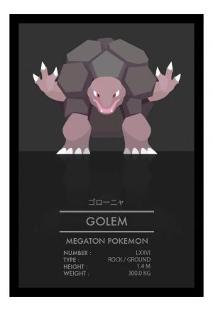 Cuadro Decorativo Anime - Pokemon 71 - A3 30x40 Cm