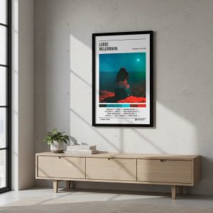 Cuadro Decorativo Musica - Lorde 02 - A3 30x40 Cm