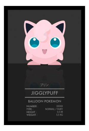 Cuadro Decorativo Anime - Pokemon 26 - A3 30x40 Cm