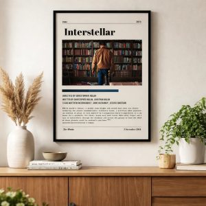 Cuadro Decorativo Cine - Interstellar 09 - A3 30x40 Cm