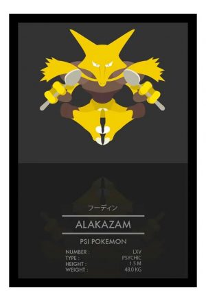 Cuadro Decorativo Anime - Pokemon 76 - A3 30x40 Cm