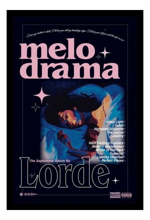 Cuadro Decorativo Musica - Lorde 06 - A3 30x40 Cm