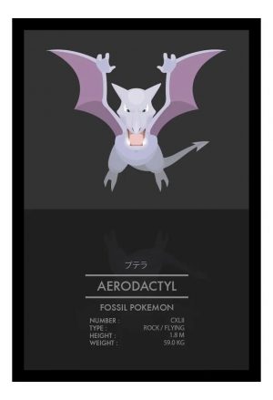 Cuadro Decorativo Anime - Pokemon 83 - A3 30x40 Cm