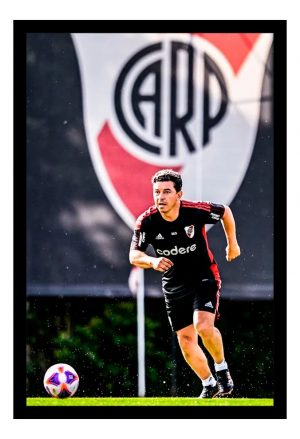 Cuadro Decorativo River Plate - Gallardo 02 - A3 30x40 Cm