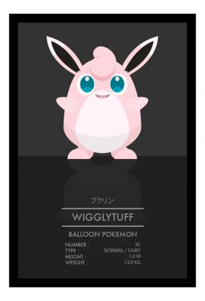 Cuadro Decorativo Anime - Pokemon 25 - A3 30x40 Cm