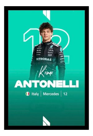 Cuadro Decorativo Formula 1 - Kimi Antonelli 05 - A3 30x40