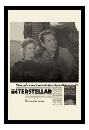Cuadro Decorativo Cine - Interstellar 10 - A3 30x40 Cm