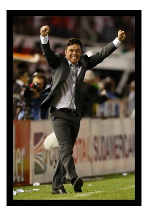 Cuadro Decorativo River Plate - Gallardo 11 - A3 30x40 Cm