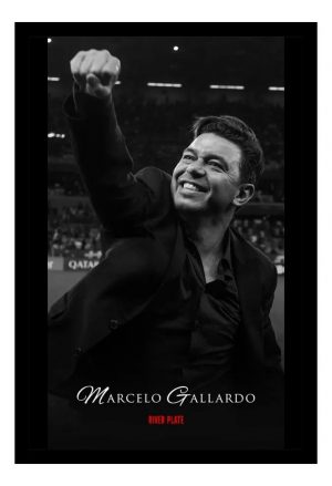 Cuadro Decorativo River Plate - Gallardo 04 - A3 30x40 Cm