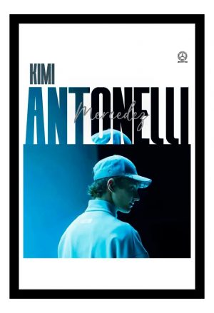 Cuadro Decorativo Formula 1 - Kimi Antonelli 01 - A3 30x40