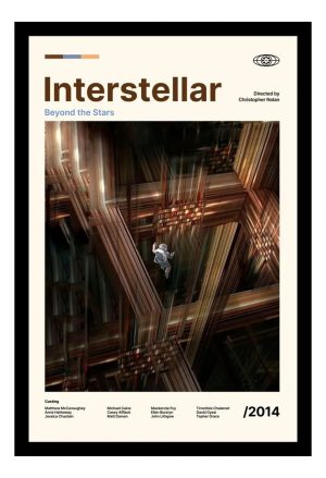 Cuadro Decorativo Cine - Interstellar 14 - A3 30x40 Cm