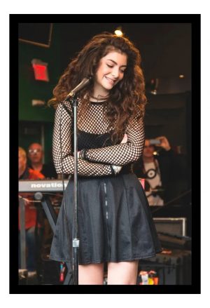 Cuadro Decorativo Musica - Lorde 19 - A3 30x40 Cm