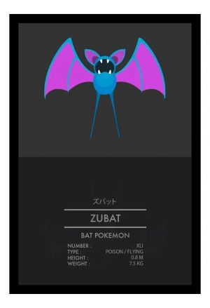 Cuadro Decorativo Anime - Pokemon 44 - A3 30x40 Cm