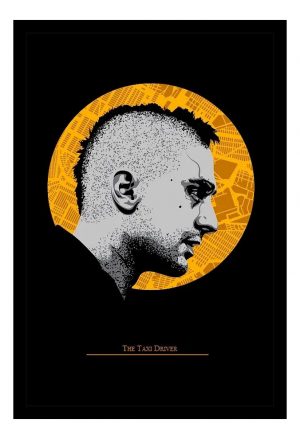 Cuadro Decorativo Cine - Taxi Driver 08 - A3 30x40 Cm