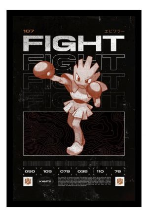 Cuadro Decorativo Anime - Pokemon 89 - A3 30x40 Cm