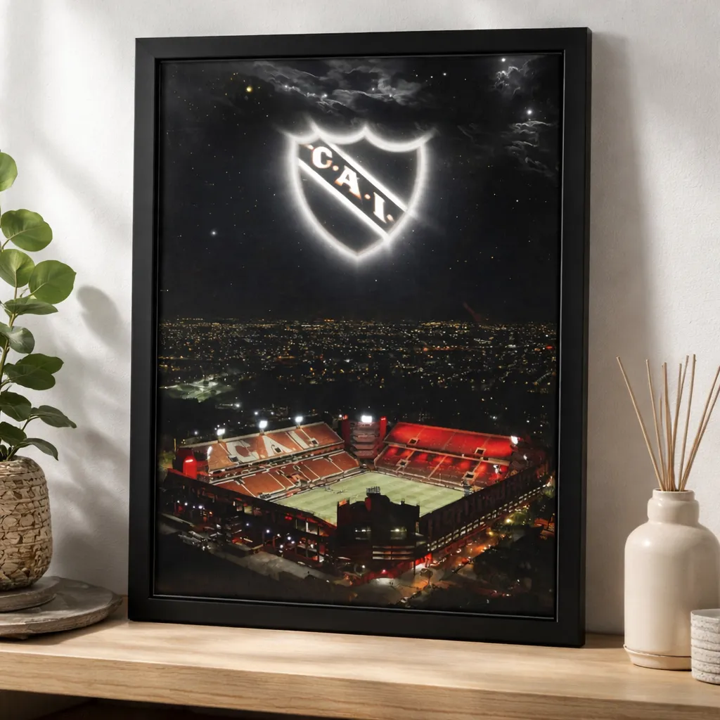 Cuadro Decorativo Independiente Avellaneda 30 - A3 30x40 Cm