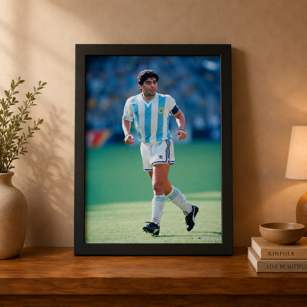 Cuadro Decorativo Futbol - Diego Maradona 17 - A3 30x40 Cm