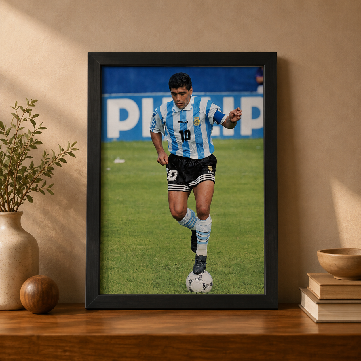 Cuadro Decorativo Futbol - Diego Maradona 16 - A3 30x40 Cm