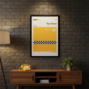 Cuadro Decorativo Cine - Taxi Driver 04 - A3 30x40 Cm