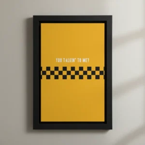 Cuadro Decorativo Cine - Taxi Driver 01 - A3 30x40 Cm