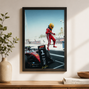 Cuadro Decorativo Lewis Hamilton Ferrari 09 - A3 30x40