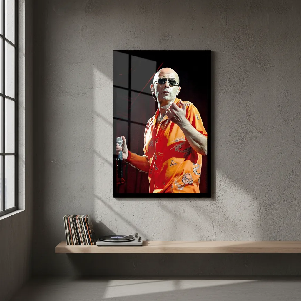 Cuadro Decorativo Musica - Indio Solari 02 - A3 30x40